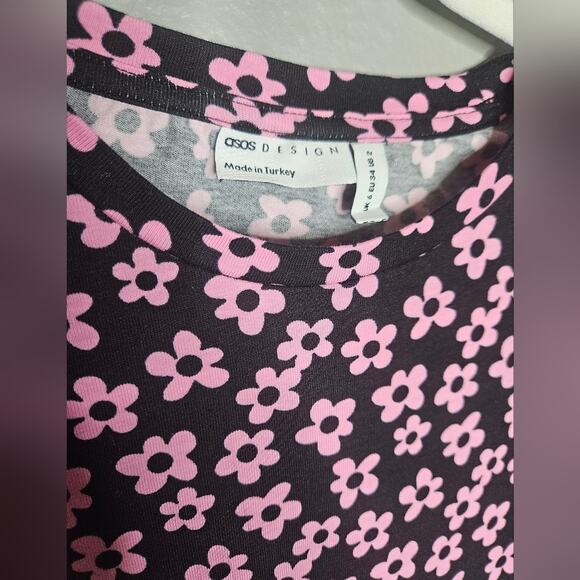 Asos Retro Floral Short Sleeve top - Picture 4 of 4